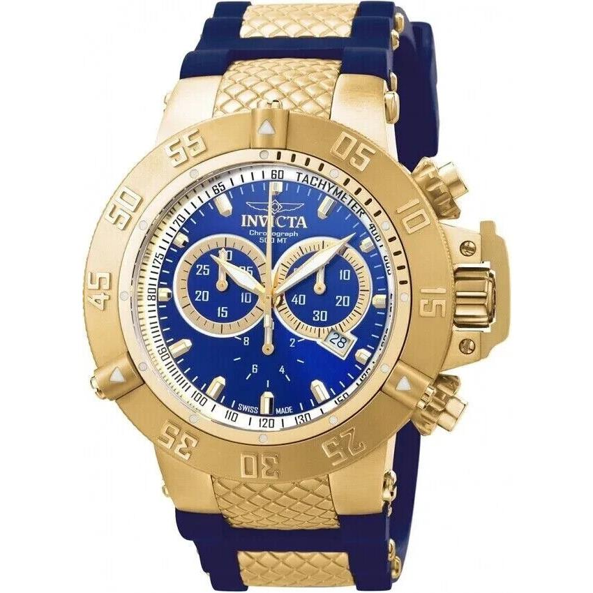 Invicta Subaqua Noma Men`s Sports Chronograph Watch 5515 - Blue Dial