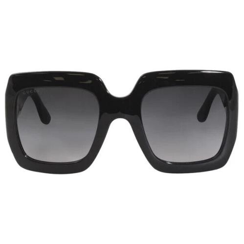 Gucci Sunglasses Black Oversized 0053 Gg0053SN