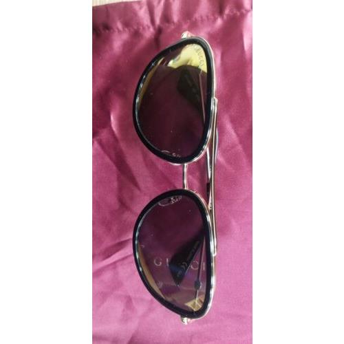 Gucci sunglasses  - Gold Black Frame, Gold Lens 0