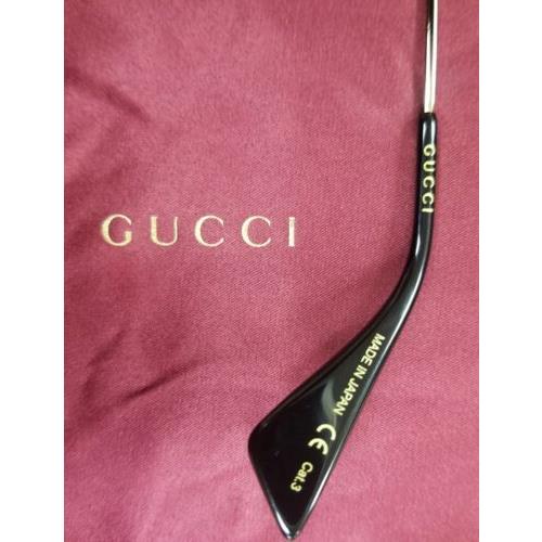 Gucci sunglasses  - Gold Black Frame, Gold Lens 1