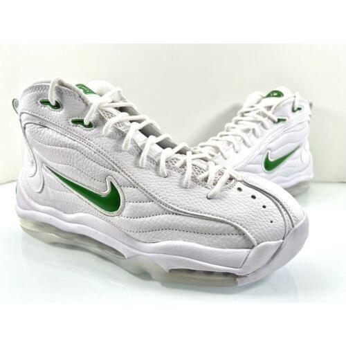 nike air total max uptempo white and green