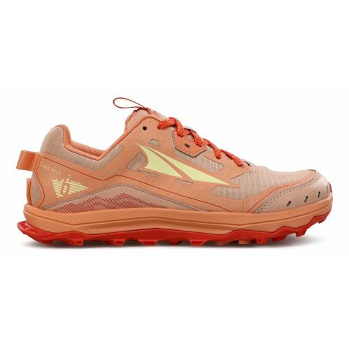 Women`s Altra Lone Peak 6 Coral Pink Orange Running Trail Shoes Sizes 6-11