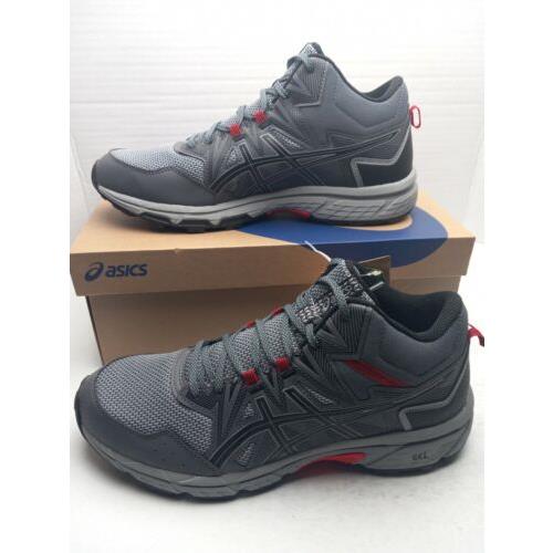 Asics Gel Venture 8 MT Athletic Trail Shoes Mid Gray Grey Mens Sz 11