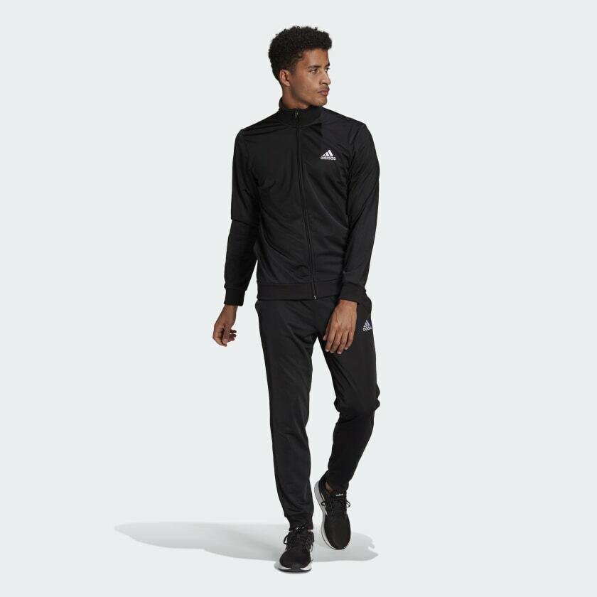 Adidas Men`s Primegreen Essentials Small Logo Tracksuit Jacket Pant GK9656