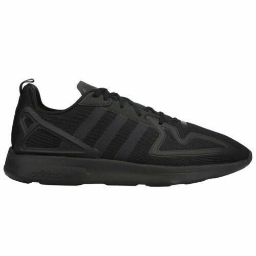 Adidas ZX2K Flux Mens Sneakers Shoes Casual Black Size 9.5 - Black