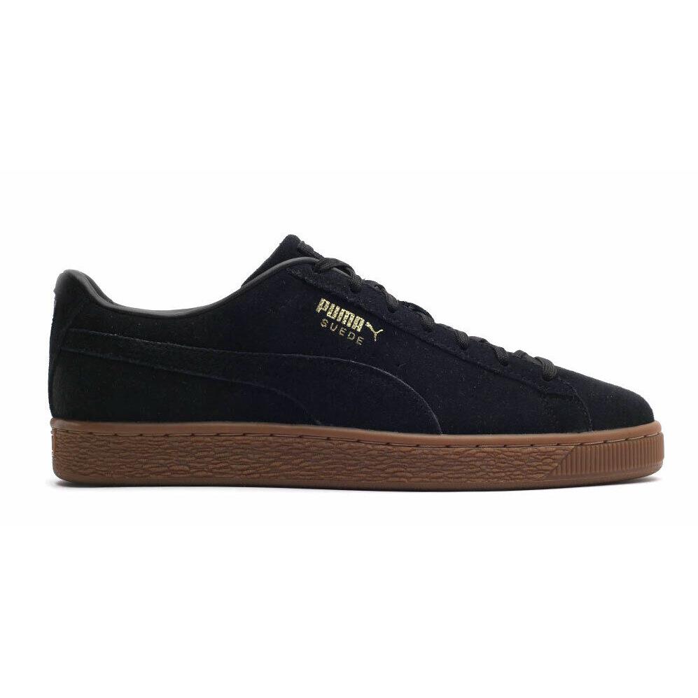 puma suede classic black gum