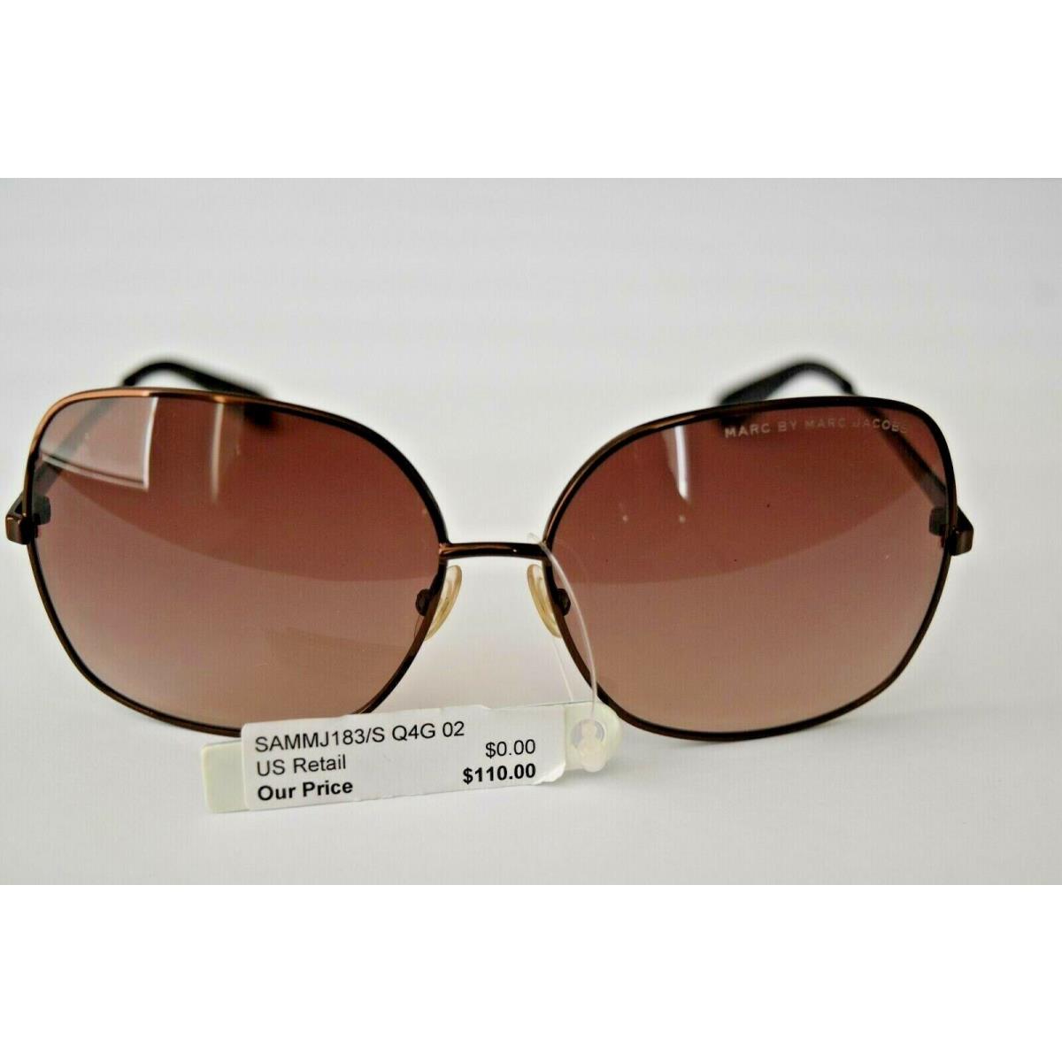 Marc By Marc Jacobs Brown Oversized MMJ183/S Q4G02 60-14-130 Sunglasses