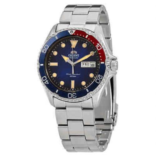 Orient Diver Automatic Blue Dial Men`s Watch RA-AA0812L19B - Blue Dial, Silver-tone Band