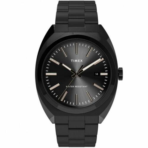 Timex Men`s Watch Milano XL Quartz Black Dial Bracelet TW2U15500VQ