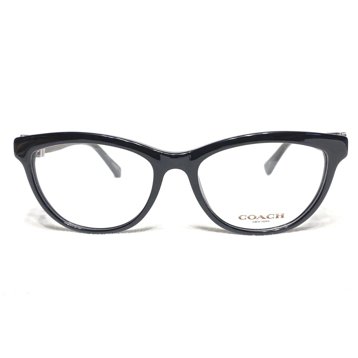 Coach Buckle HC6087 5002 Womens Black Cats Eye Eyeglasses Frames 51/16 135