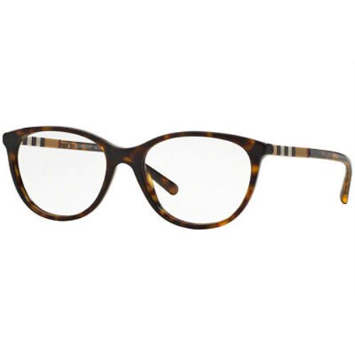 Burberry Rx BE2205-3002 Eyeglasses Dark Havana 52 mm
