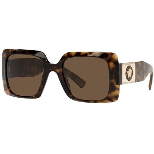 Versace Sunglasses VE4405 10873 54mm Havana / Dark Brown Lens