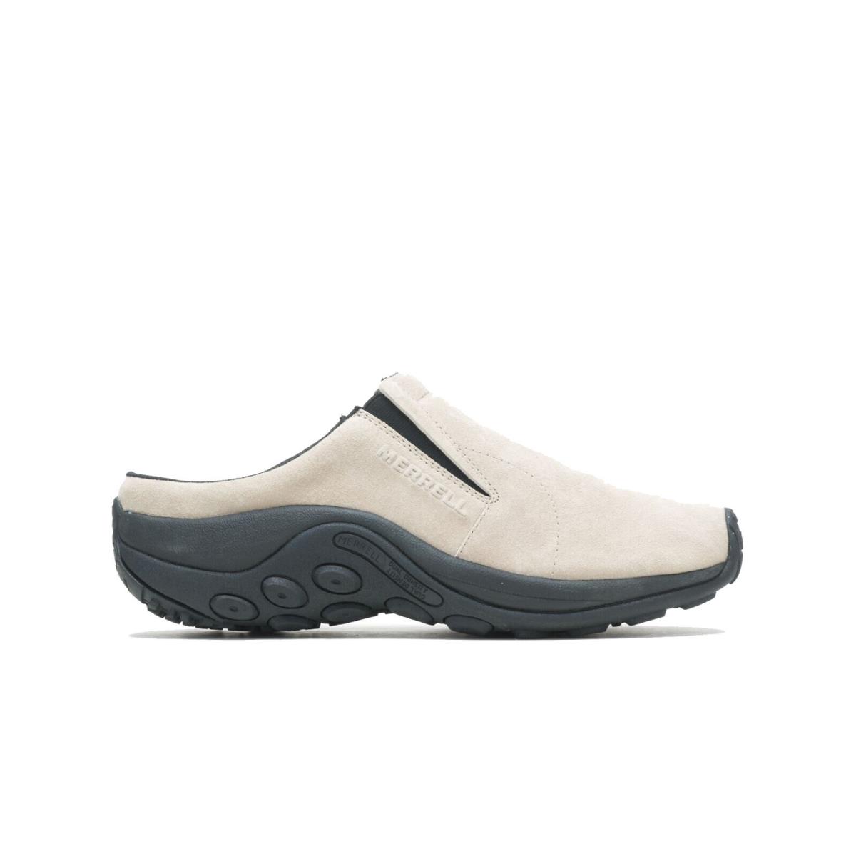 Merrell Men`s Jungle Slide Pigskin Leather Breathable Slip-on Shoes Lightweight Taupe