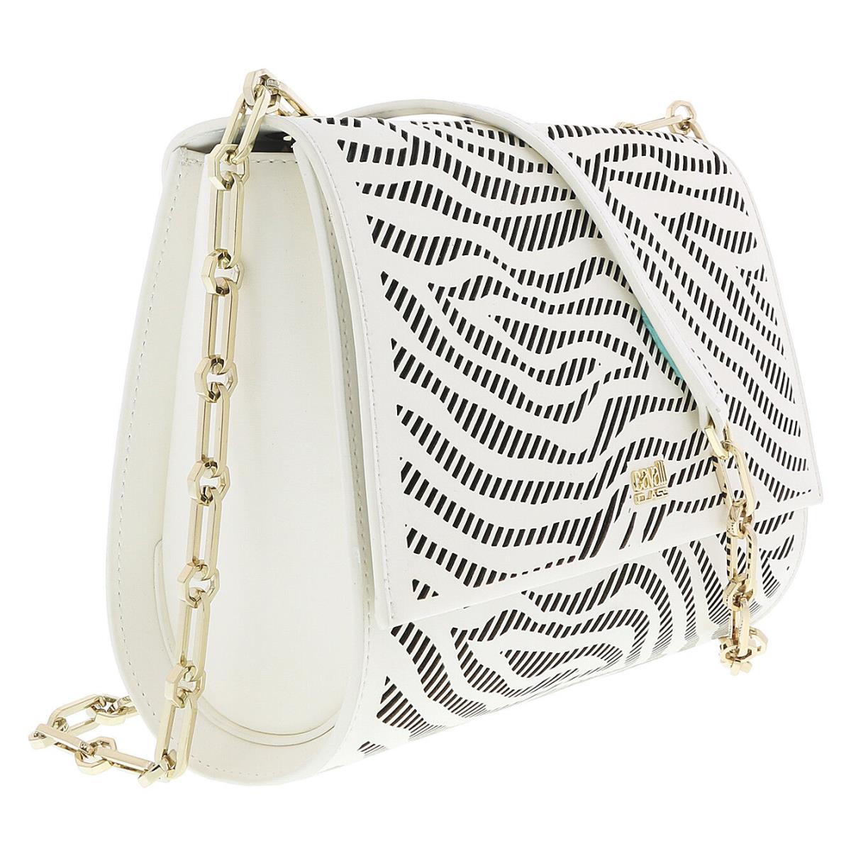 Roberto Cavalli Gqlpaz B20 White/black Audrey 001 Small Shoulder Bag