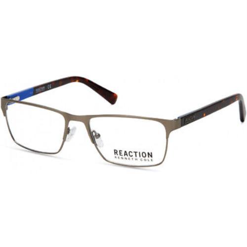 Kenneth Cole Reaction Eyeglasses Frames KC0808 009 Gunmetal 54mm