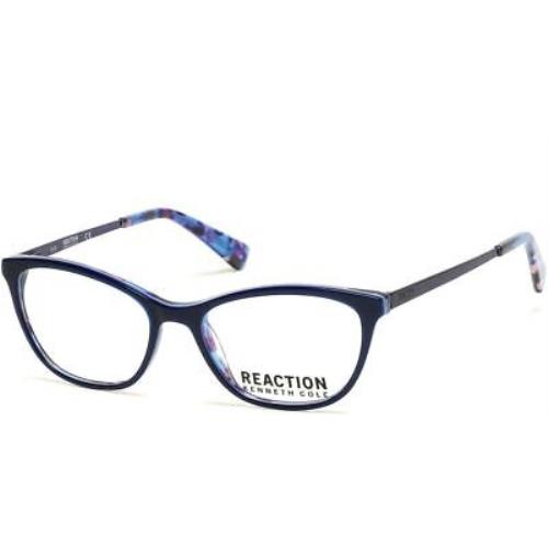 Kenneth Cole Reaction Eyeglasses Frames KC0826 091 Blue 51mm