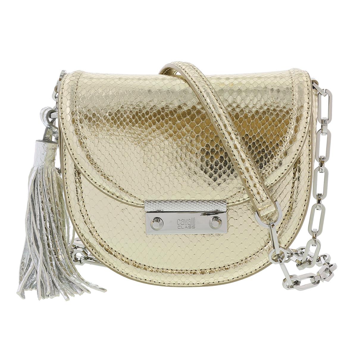 Roberto Cavalli Class Linda 001 Light Gold Small Shoulder Bag