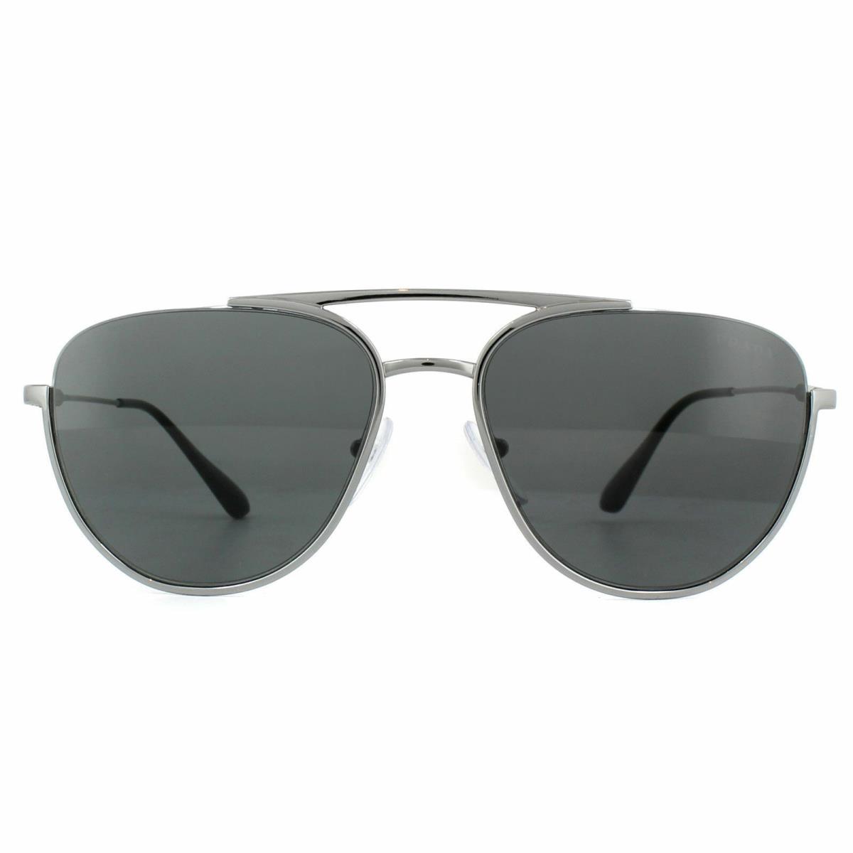 Prada sunglasses Aviator - Gunmetal Frame, Grey Lens 0