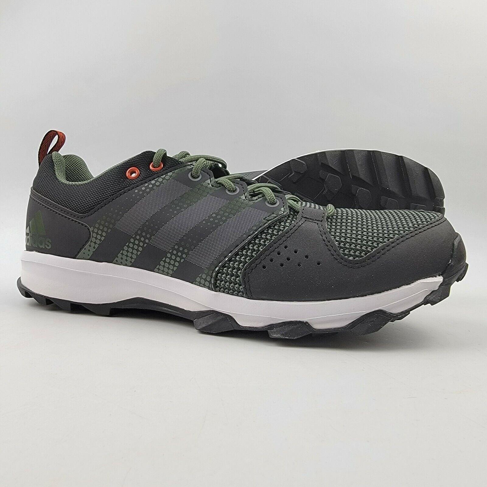 Adidas Galaxy Trail Hiking Shoes Grey Green Black AQ5919 Mens Size 9.5