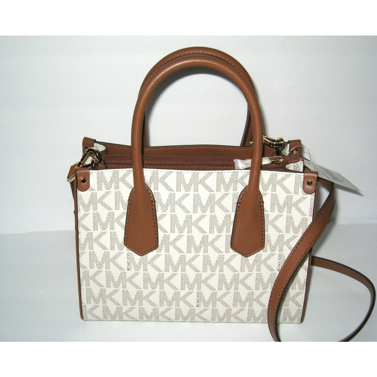 michael kors signature brown handbag