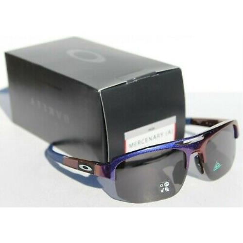 Oakley sunglasses Mercenary - Red/Blue/Purple Frame, Gray Lens 6