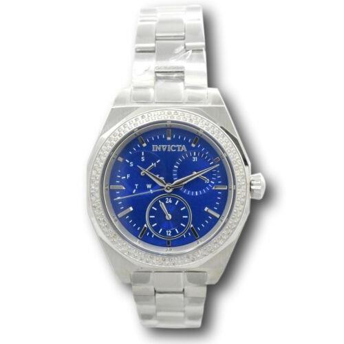 Invicta watch Pro Diver - Blue Dial, Silver Band, Silver Bezel