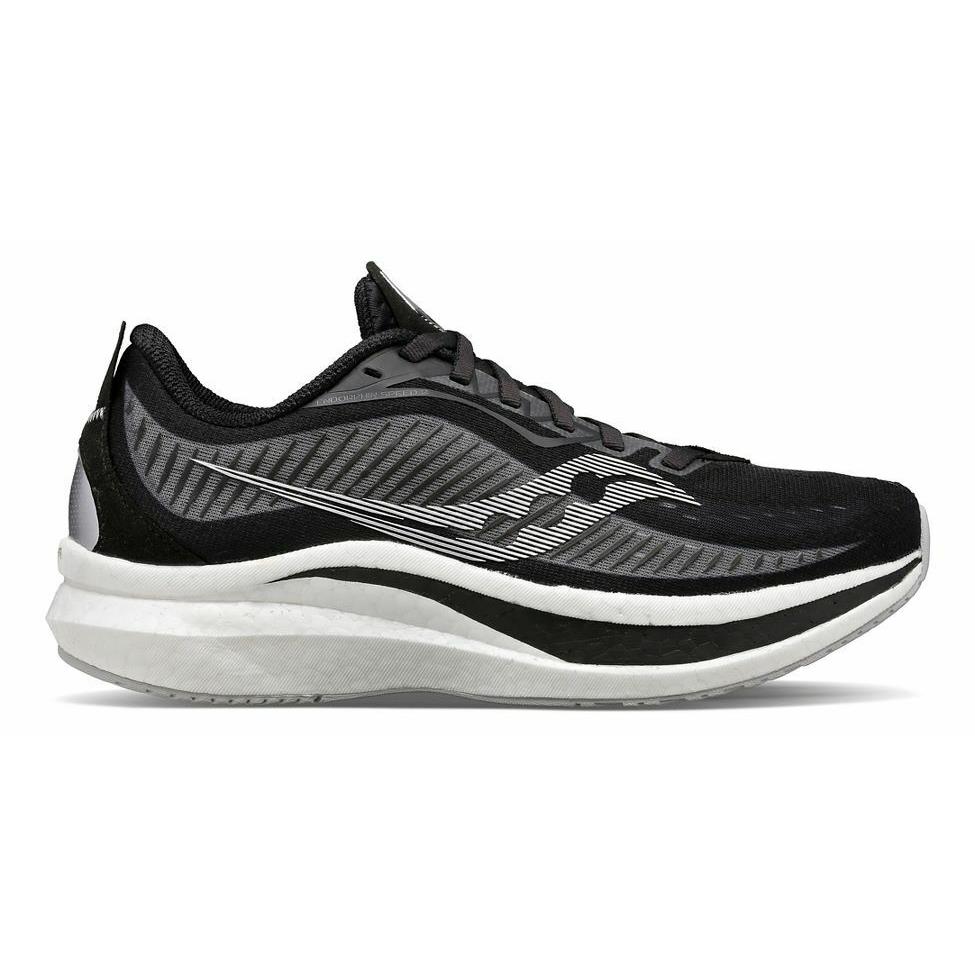 Saucony Endorphin Speed 2 Black White Running Trail Shoes Men`s Sizes 8-13
