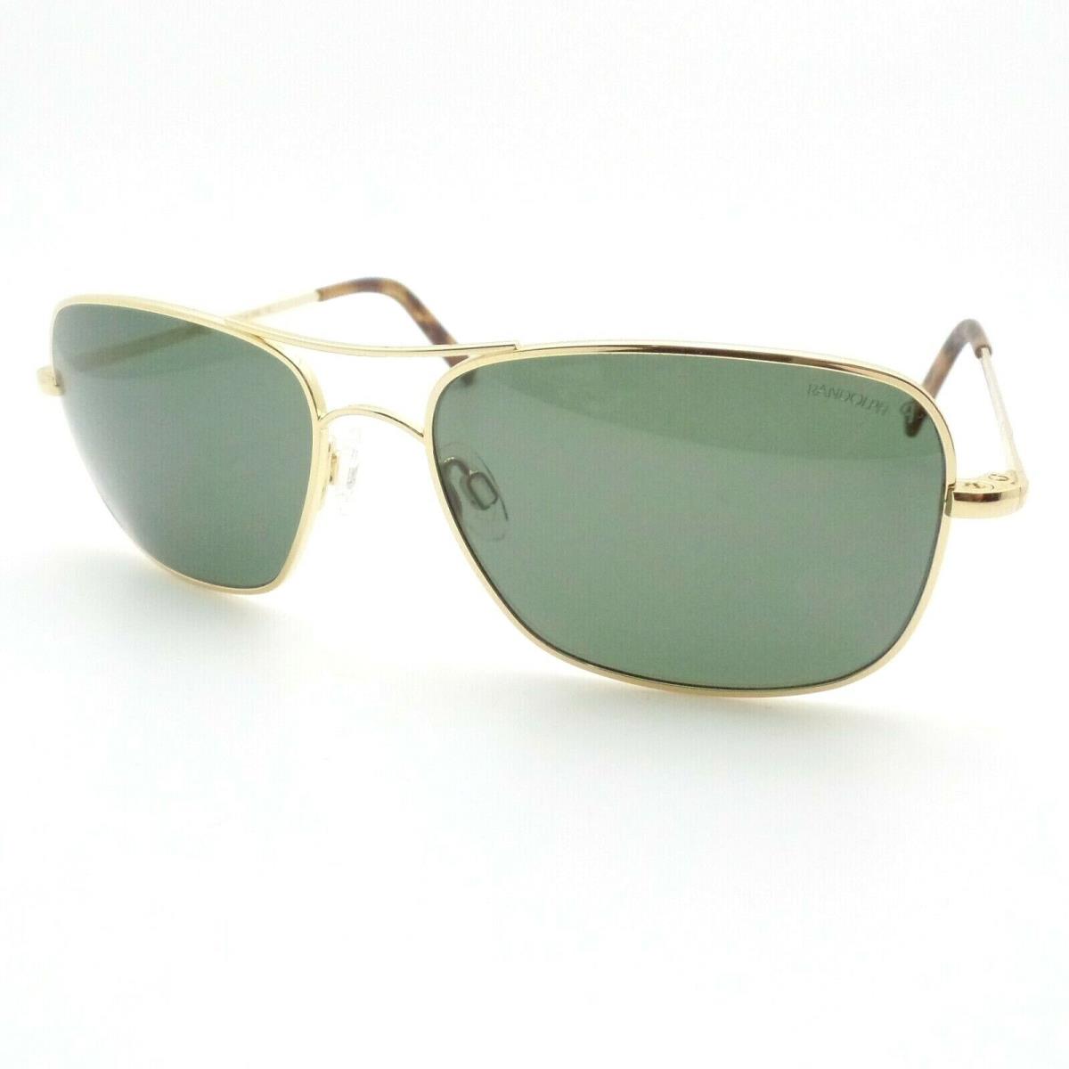 Randolph Archer 23k Gold Agx Polarized 59 AR017 Usa Sunglasses