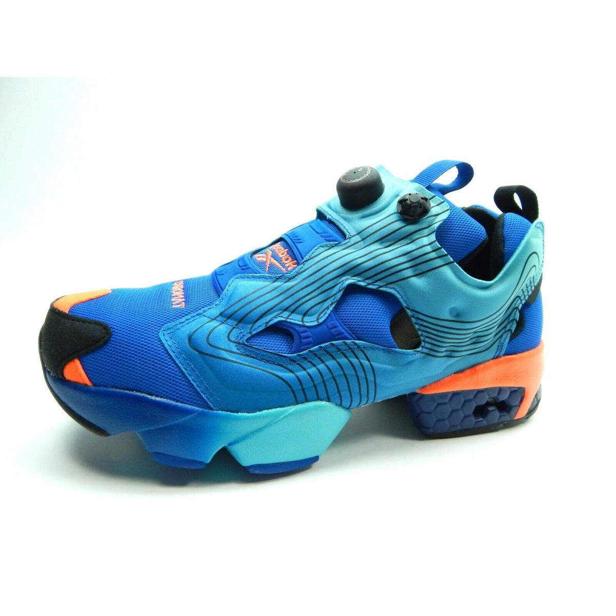 Reebok Instapump Fury Blue Black Running FY0826 Men Shoes Size 5