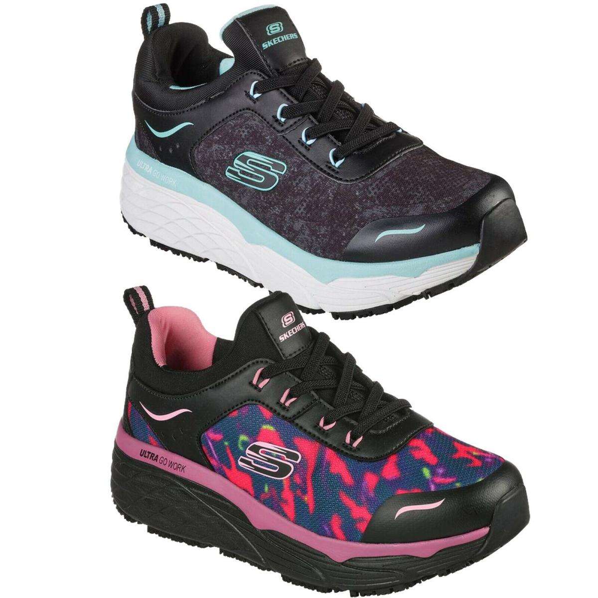 skechers max cushioning slip resistant