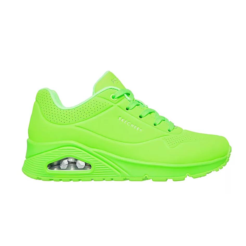 skechers neon green shoes