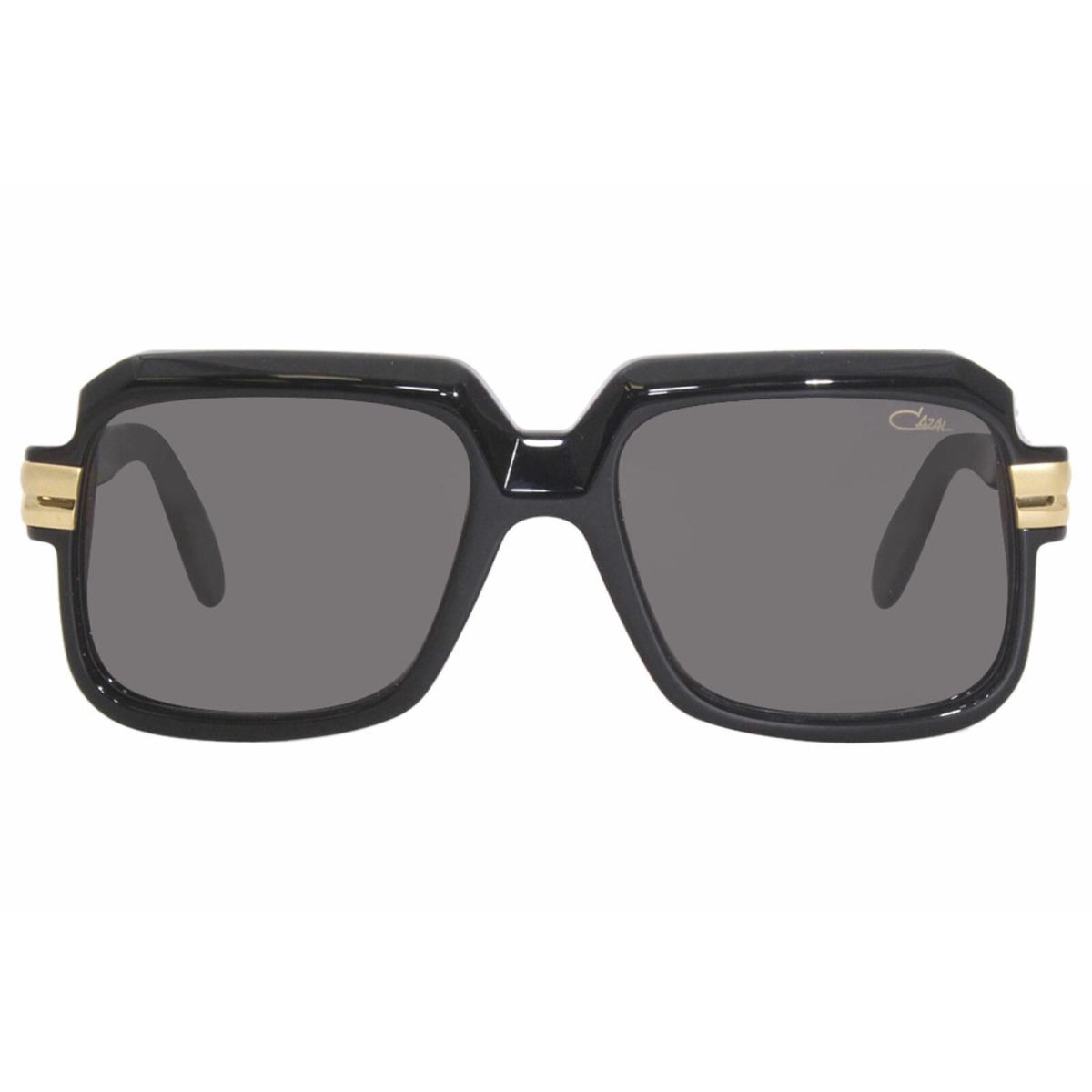 Cazal MOD607-607-001SG Men`s Square Sunglasses - 116163-7I - Frame: Black, Lens: Gray