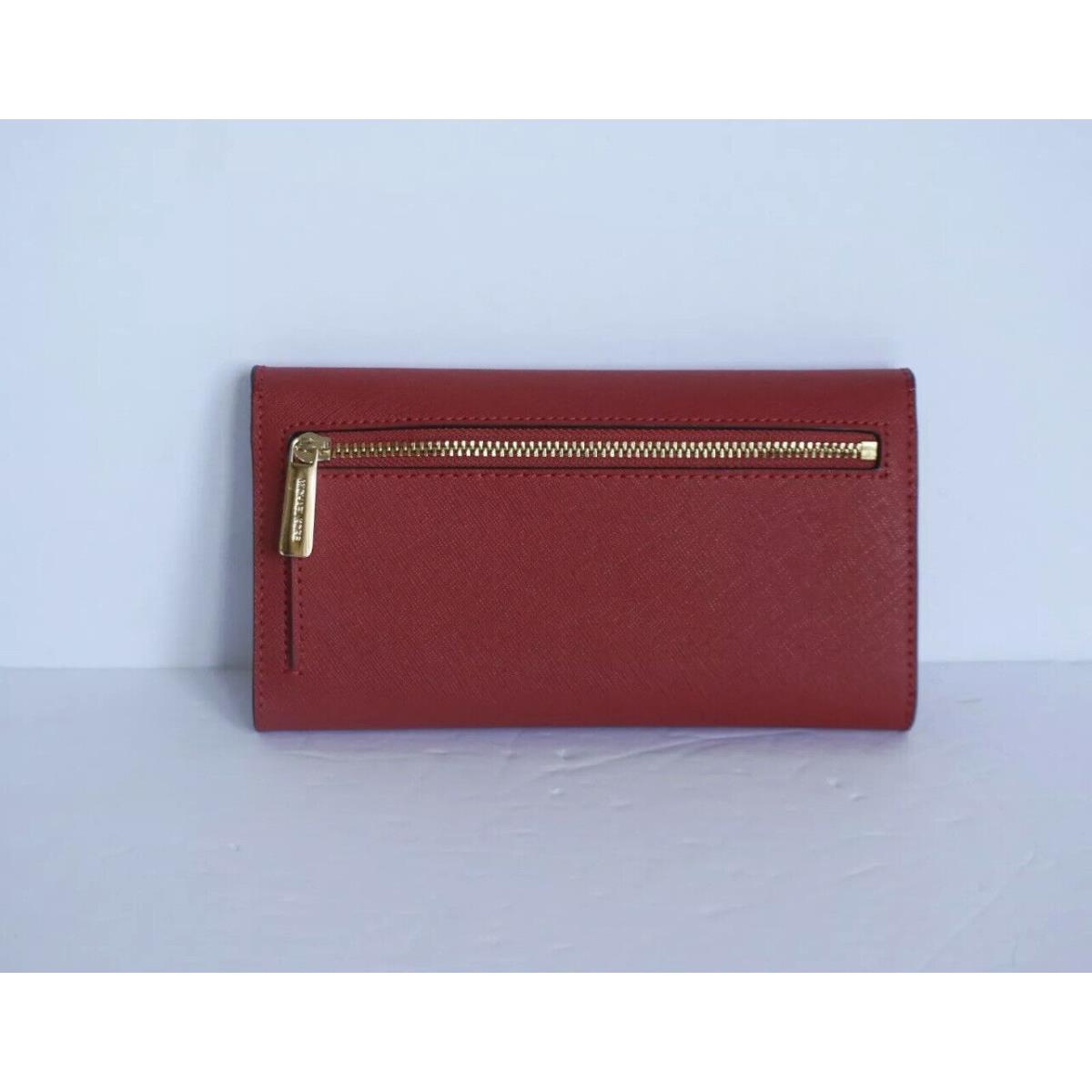 Michael Kors Jet Set Travel Large Trifold Wallet Pvc Leather