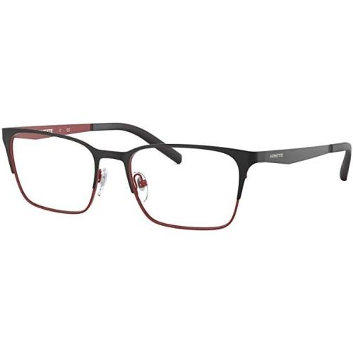 Arnette eyeglasses Fizz - Matte Black/Red/Demo Lens Frame
