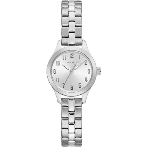 Caravelle By Bulova Women`s Classic Stainless Steel Quartz Watch 43L209