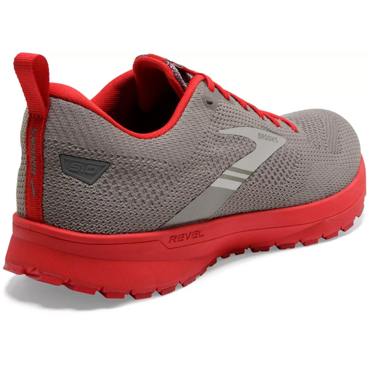 Brooks shoes Revel - Grey/Red 1