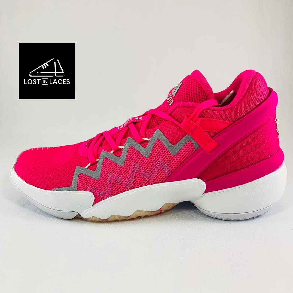 Adidas D.o.n. Issue 2 Pink Men`s Sizes Basketball Shoes FY4187