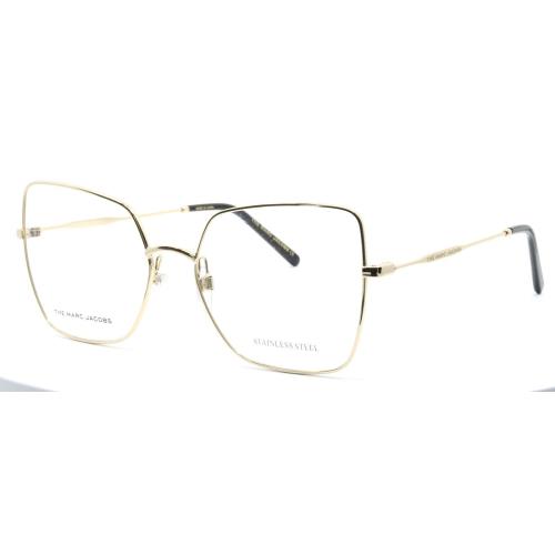 Marc Jacobs 591 J5G Gold Butterfly Eyeglasses 57-17-145 w/ Case + Cloth