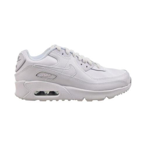 Nike Air Max 90 GS Big Kids` Shoes White CD6864-100