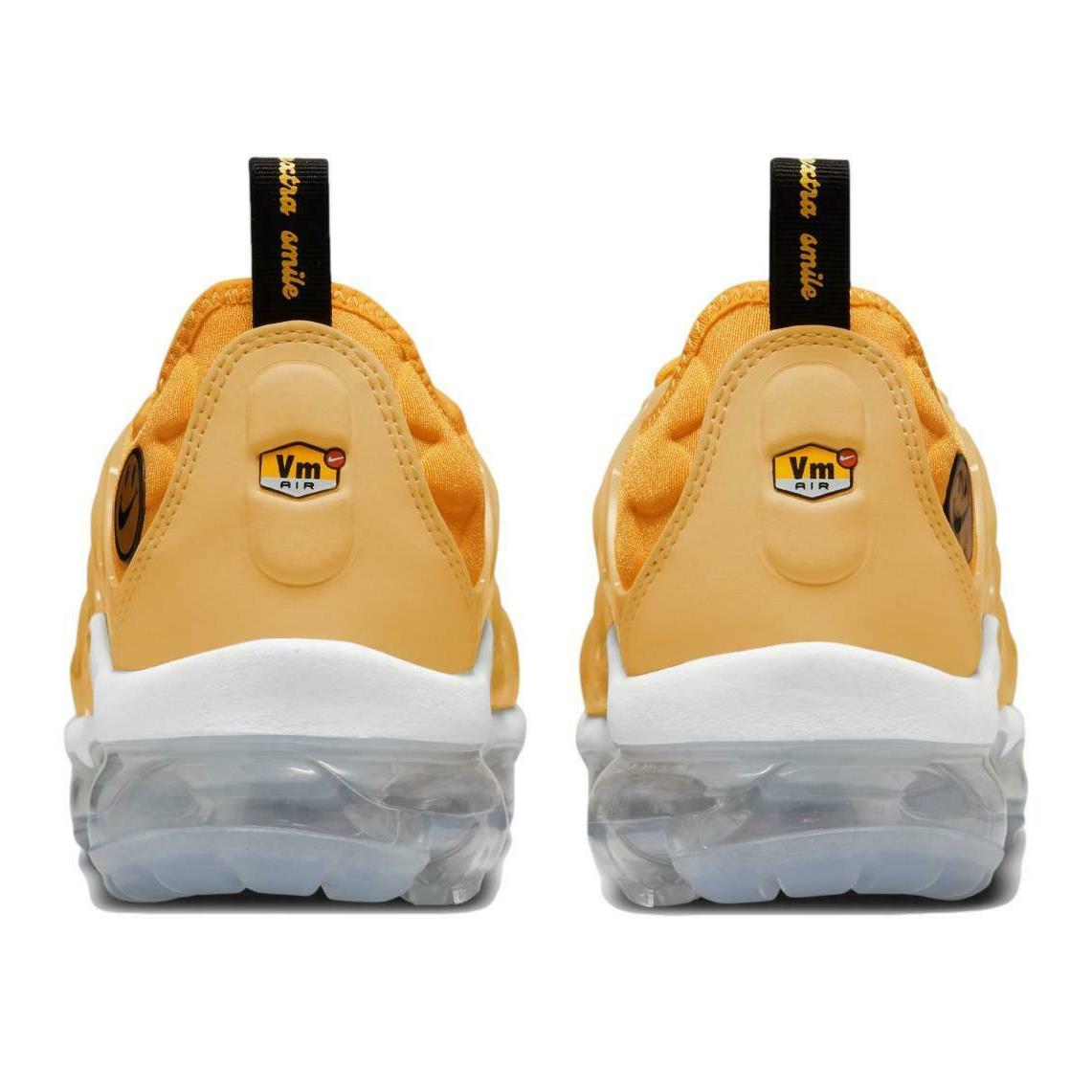 women's nike air vapormax plus running shoes yellow