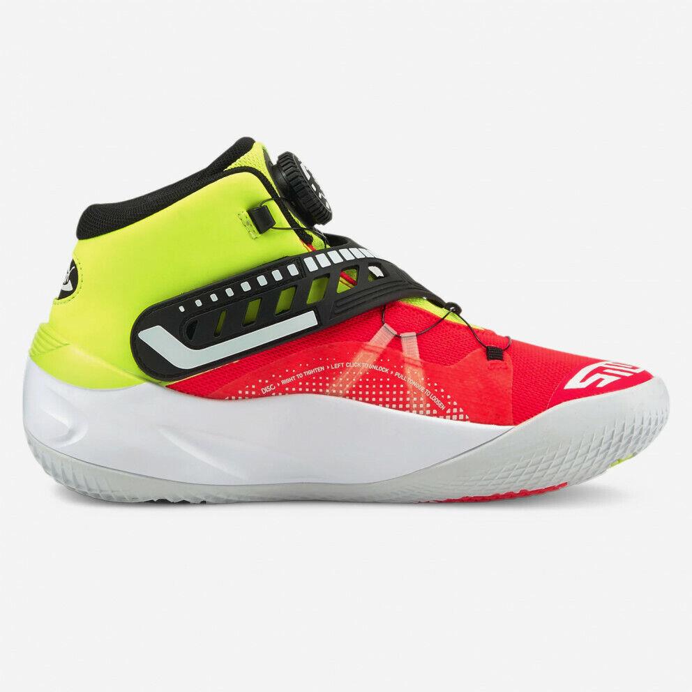 puma yellow basketball shoes