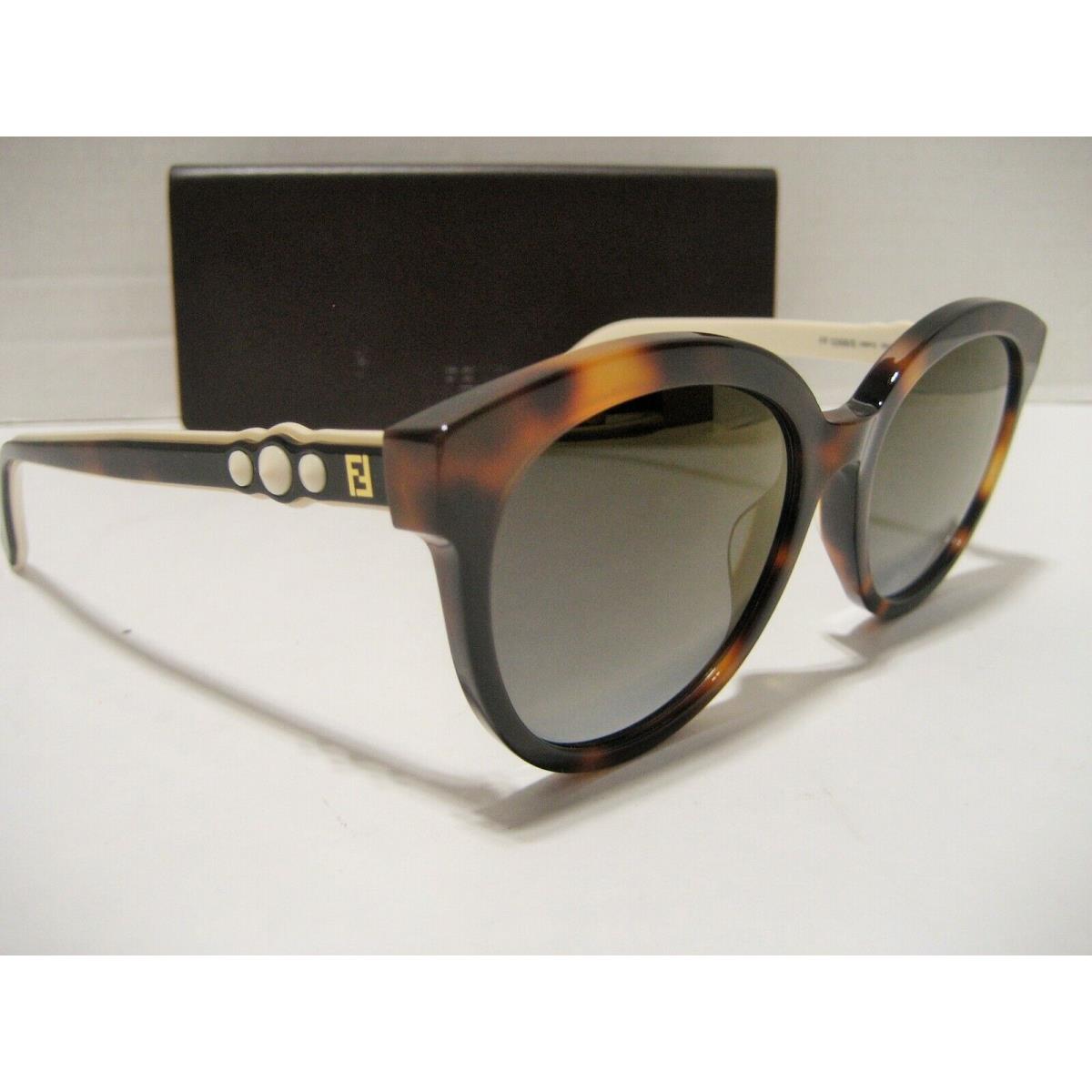 Fendi Women FF 0268/S Dark Havana Frame Gray Lenses Cat Eye Sunglasses Case