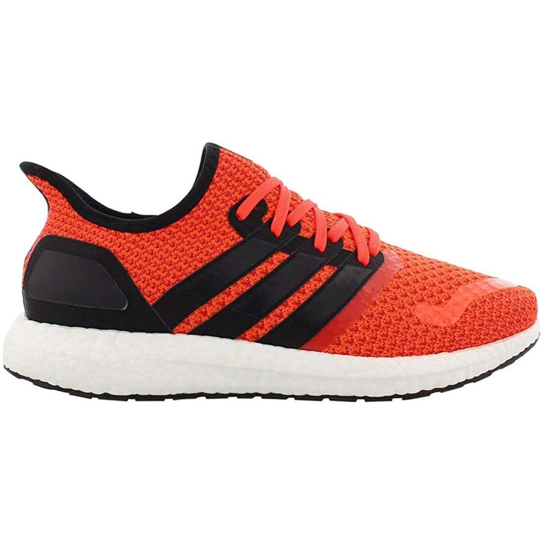 Adidas Mens Ultra Boost Athletic Running Sneakers Shoes Solar Red