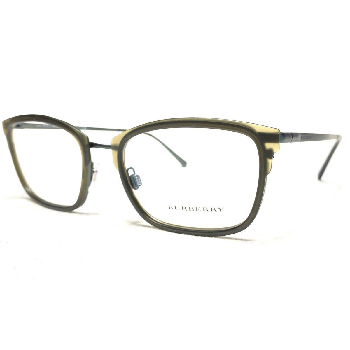 Burberry B1319 1255 Mens Matte Green Modern Eyeglasses Frames 54/19 145