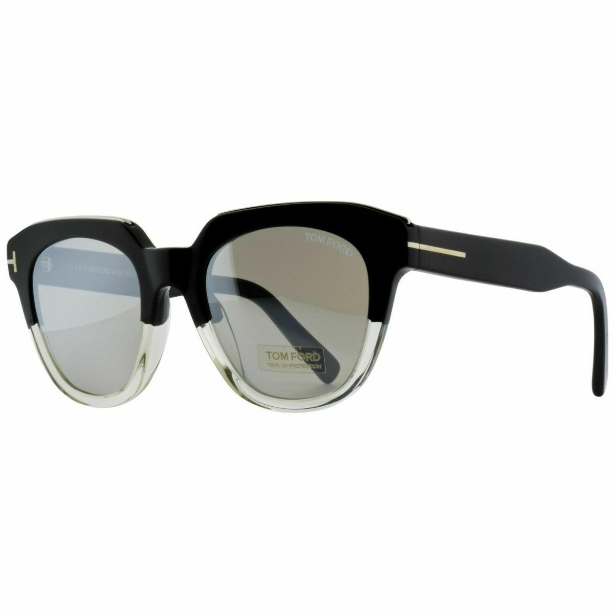 Tom Ford Haley FT0686 03C Black Crystal Square Sunglasses