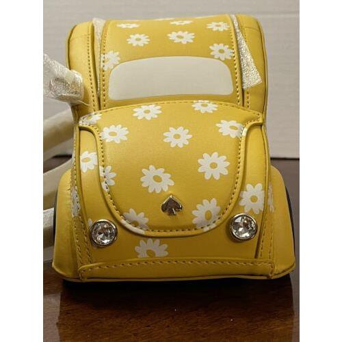 Kate Spade Beep Beep Car Yellow Daisy Crossbody Bag Leather Retail - Kate  Spade bag - 040722058170 | Fash Brands