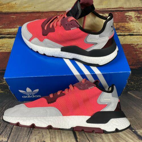 nite jogger adidas red