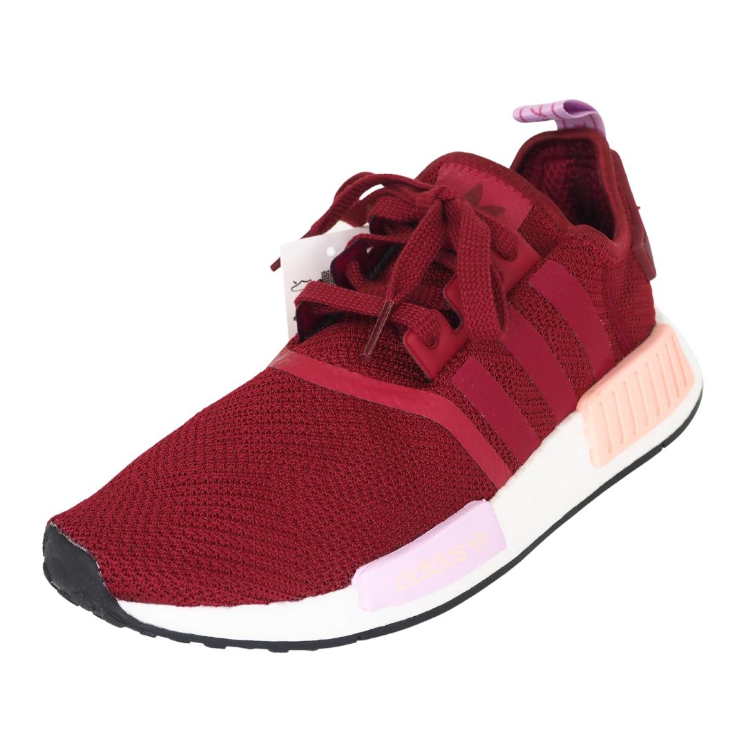 Adidas Nmd R1 Women`s Shoes Burgundy B37646 Running Athletic Sneakers Size 7