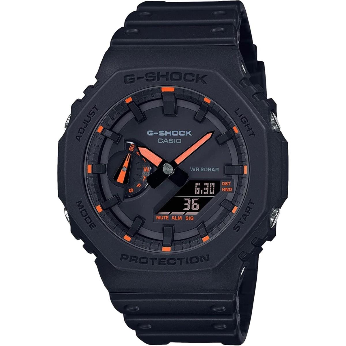 G-shock GA2100-1A4 Neon Accent Watch Red