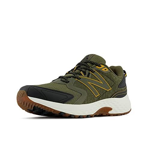 Balance Men`s 410 V7 Trail Running Shoe - Choose Sz/col Camo Green/Black/Yellow